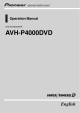 AVH-P4000DVD